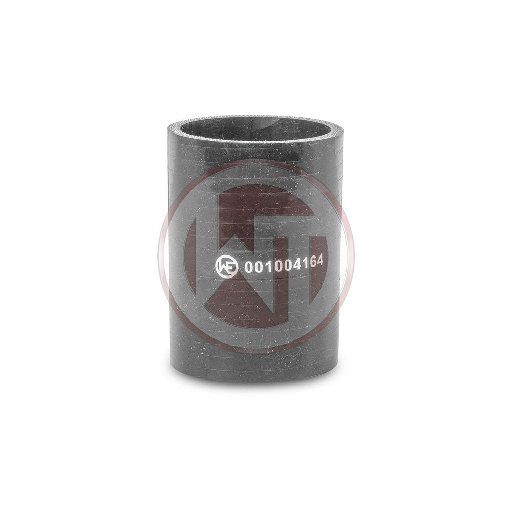 Ø63,5mm (2,5) silicone connector straight black - zdjęcie