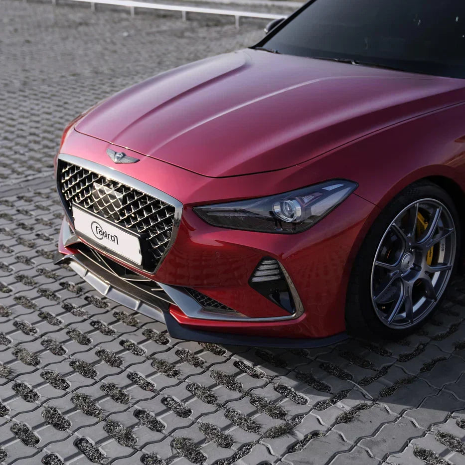 Genesis G70 V2 – przedni splitter carbon ADRO