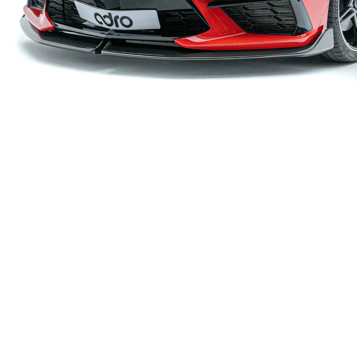 Chevrolet Corvette C8 – przedni splitter carbon ADRO