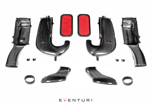 Eventuri Pakiet ulepszenia karbonowych kanałów dolotowych Mercedes C63S - EVE-C63S-DCT