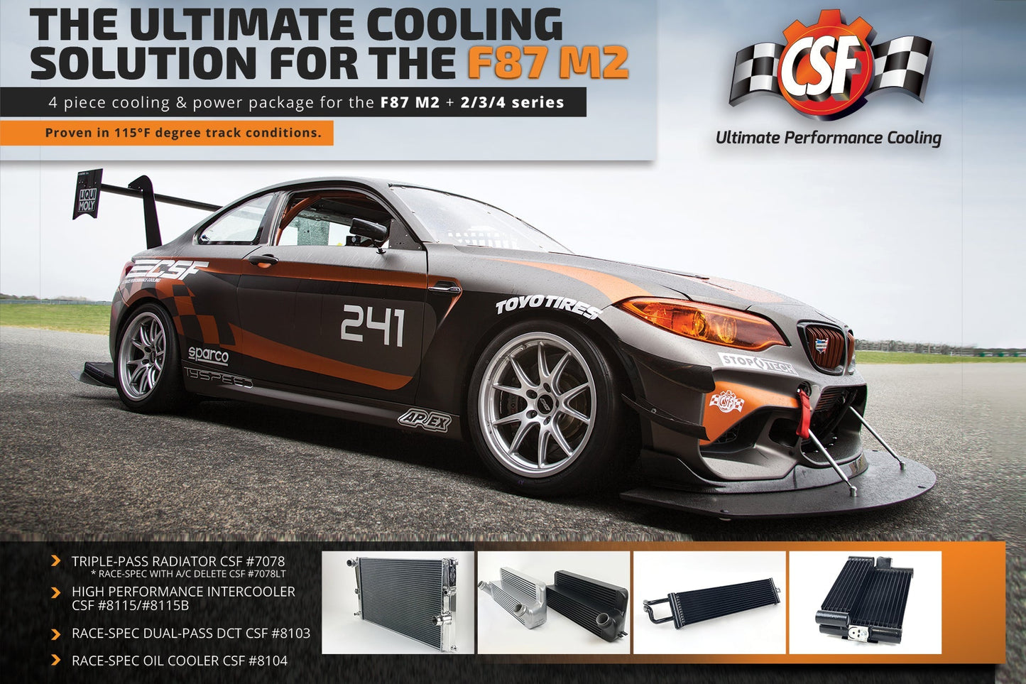 CSF Intercooler BMW 335i, 335i GT xDrive, 335i xDrive, 435i, 435i Gran Coupe, 435i xDrive, 435i xDrive Gran Coupe, ActiveHybrid 3, M2, M235i, M235i xDrive - zdjęcie 5