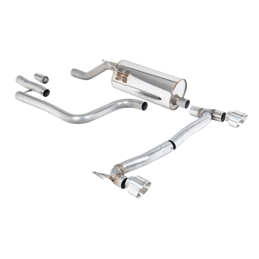 Układ wydechowy Milltek Sport Ford Fiesta (Particulate Filter-back Exhaust, Mk8, z OPF/GPF)