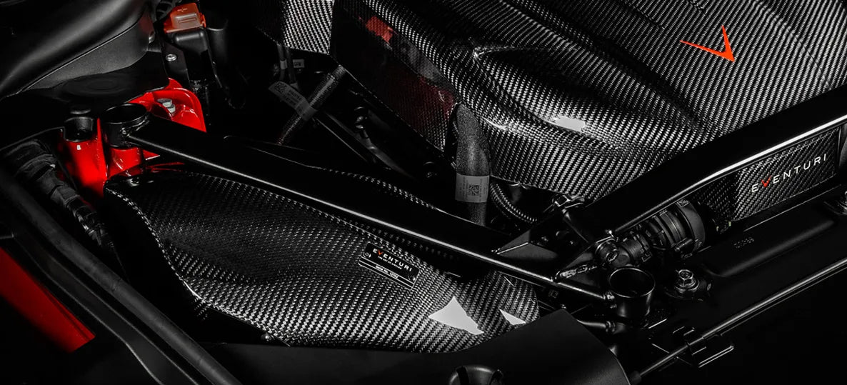 Układ dolotowy Eventuri BMW G29 Z4 - widok boczny