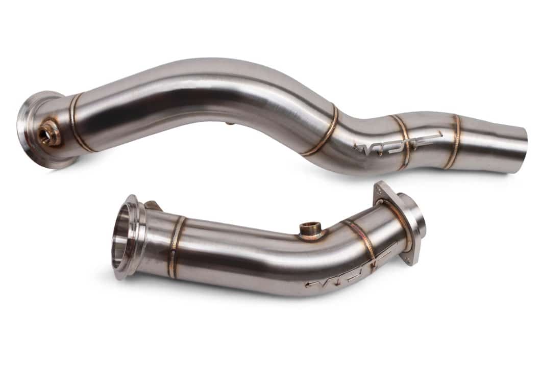 VRSF VRSF Racing Downpipes S55 2015 – 2019 BMW M3, M4 & M2 Competition F80 F82 F87 — Brushed