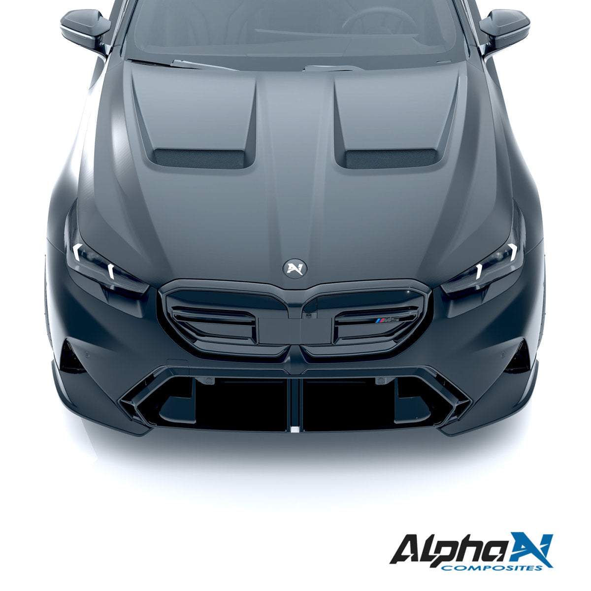 ALPHA-N Carbon Spoiler przedni 2 cz.. do M5 G90 / G99 (2)