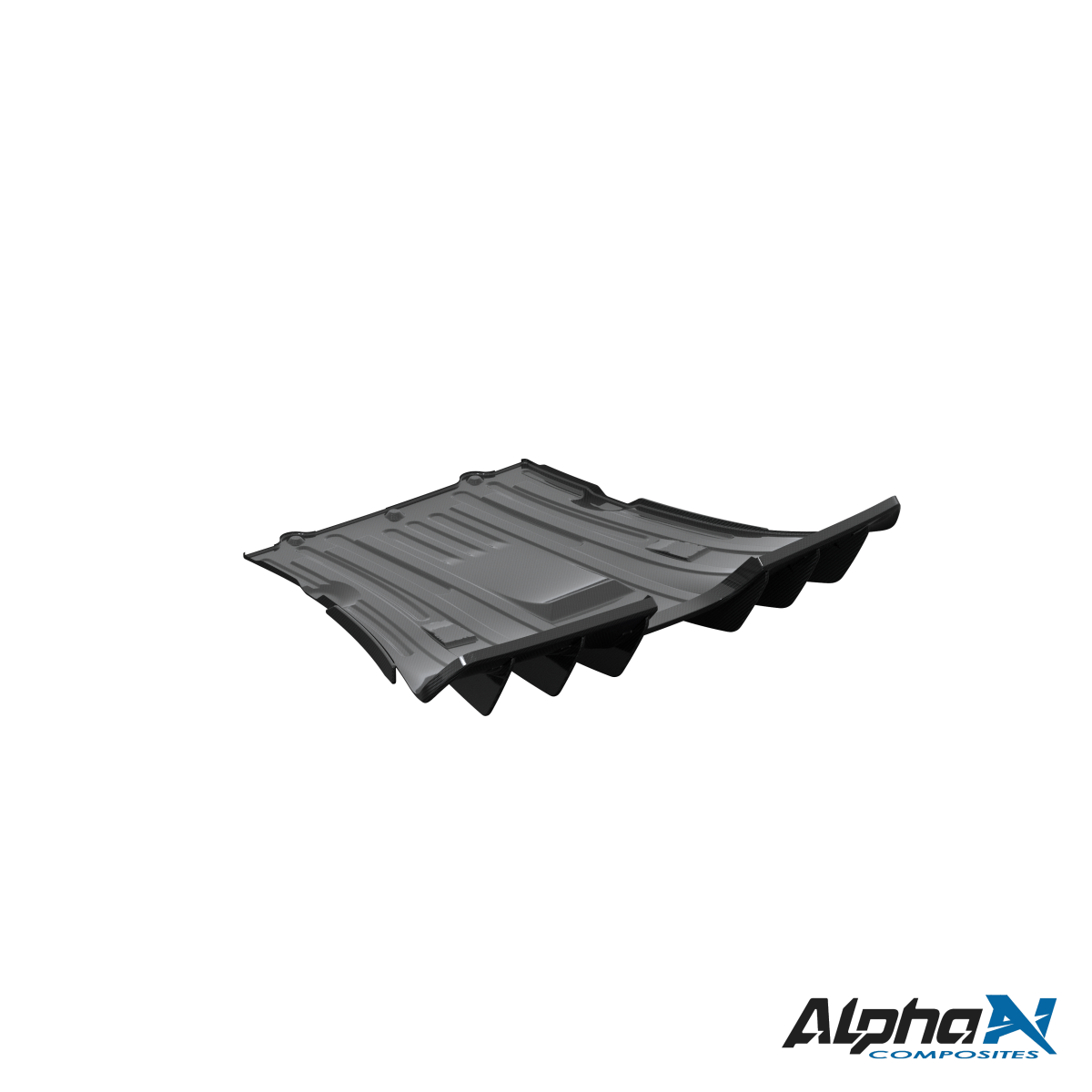 ALPHA-N Carbon Dyfuzor tylny bez Finny do Porsche 992.1 GT3 & GT3 Touring (2)