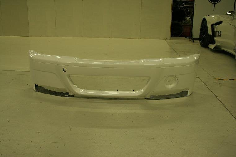 ALPHA-N Carbon Zderzak "Styl CSL" vorne do M3 e46 (4)