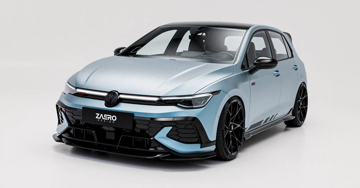 ZAERO DESIGN Front Lip VW Golf 8.5 GTI Clubsport