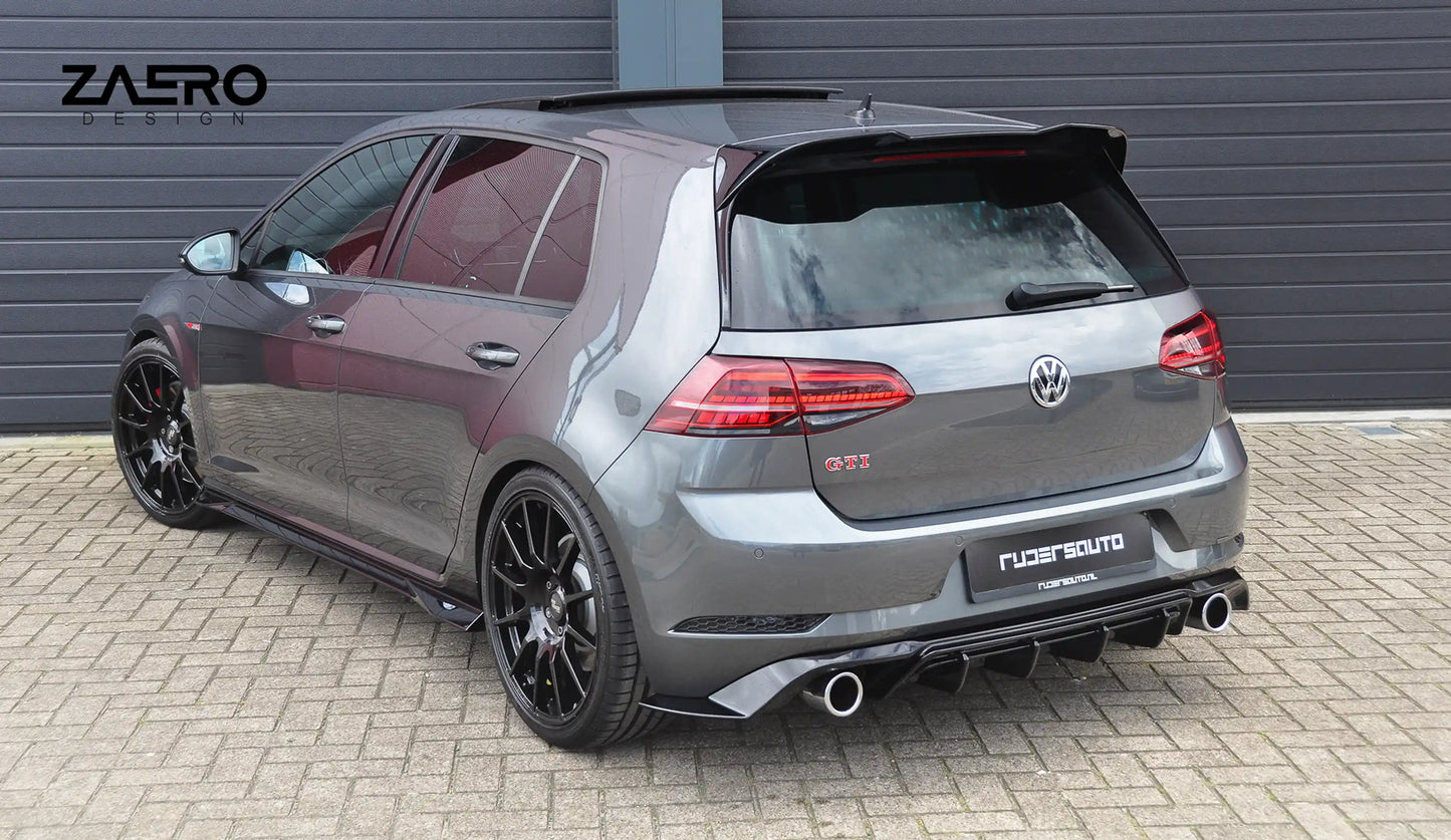 ZAERO DESIGN Dyfuzor tylny VW Golf 7 GTI/GTD