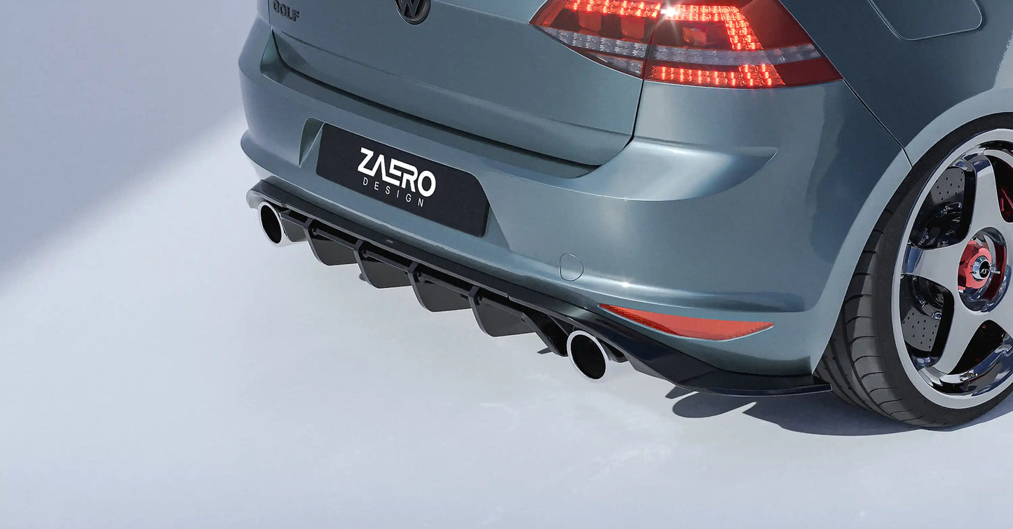ZAERO DESIGN Dyfuzor tylny VW Golf 7 GTI (Pre-Facelift)