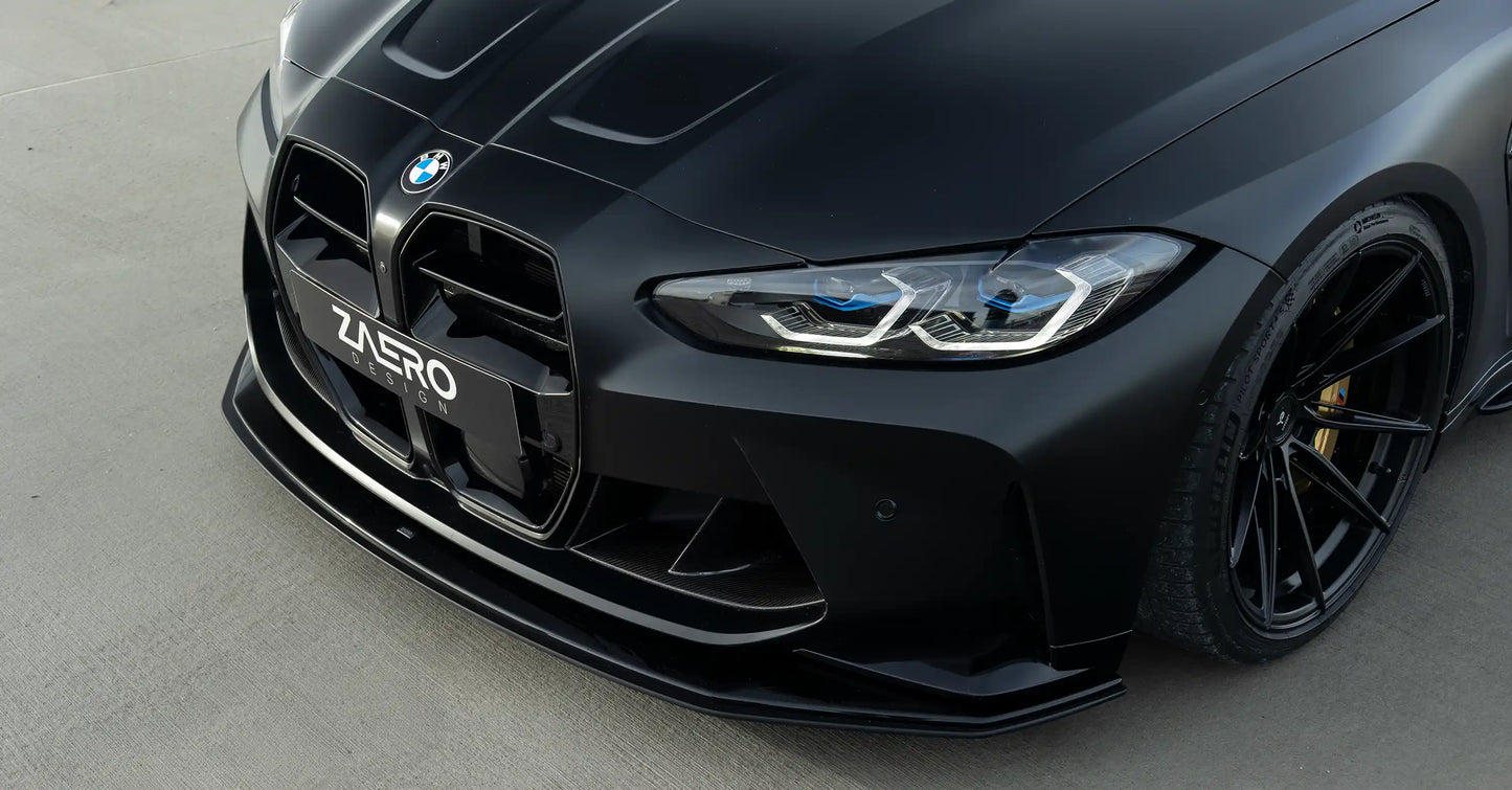 ZAERO DESIGN Splitter przedni M3 G80 | G81 & M4 G82 | G83 – adjustable & chassis-mounted