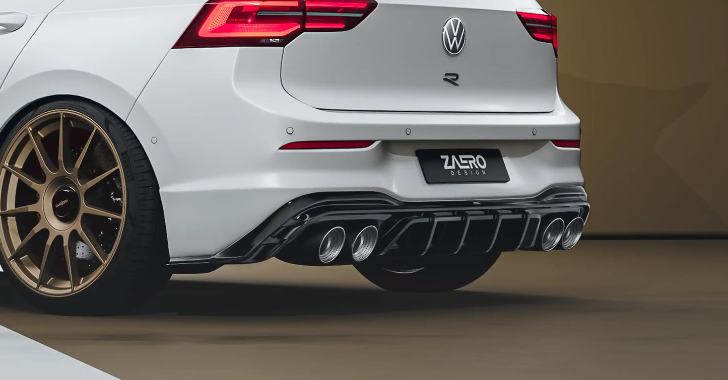 ZAERO DESIGN Dyfuzor tylny VW Golf 8 R