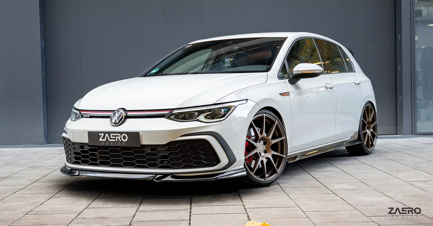 ZAERO DESIGN Splitter przedni VW Golf 8 GTD/GTE (2020–2024)