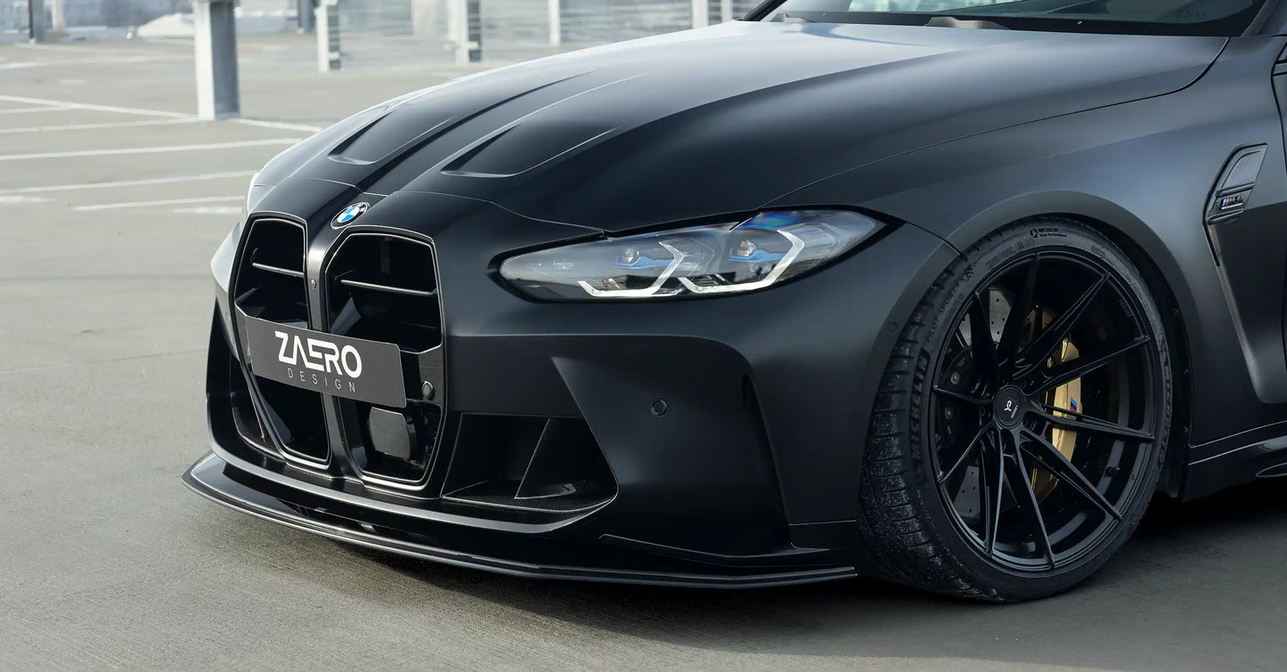 ZAERO DESIGN Splitter przedni M3 G80 | G81 & M4 G82 | G83 – adjustable & chassis-mounted