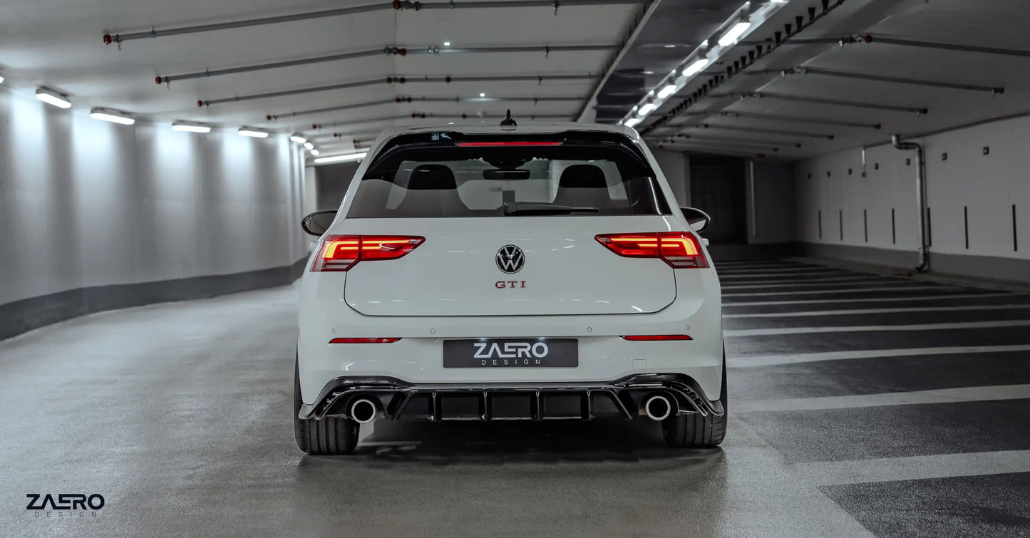 ZAERO DESIGN Dyfuzor tylny VW Golf 8 GTI/Clubsport (2020–2024)
