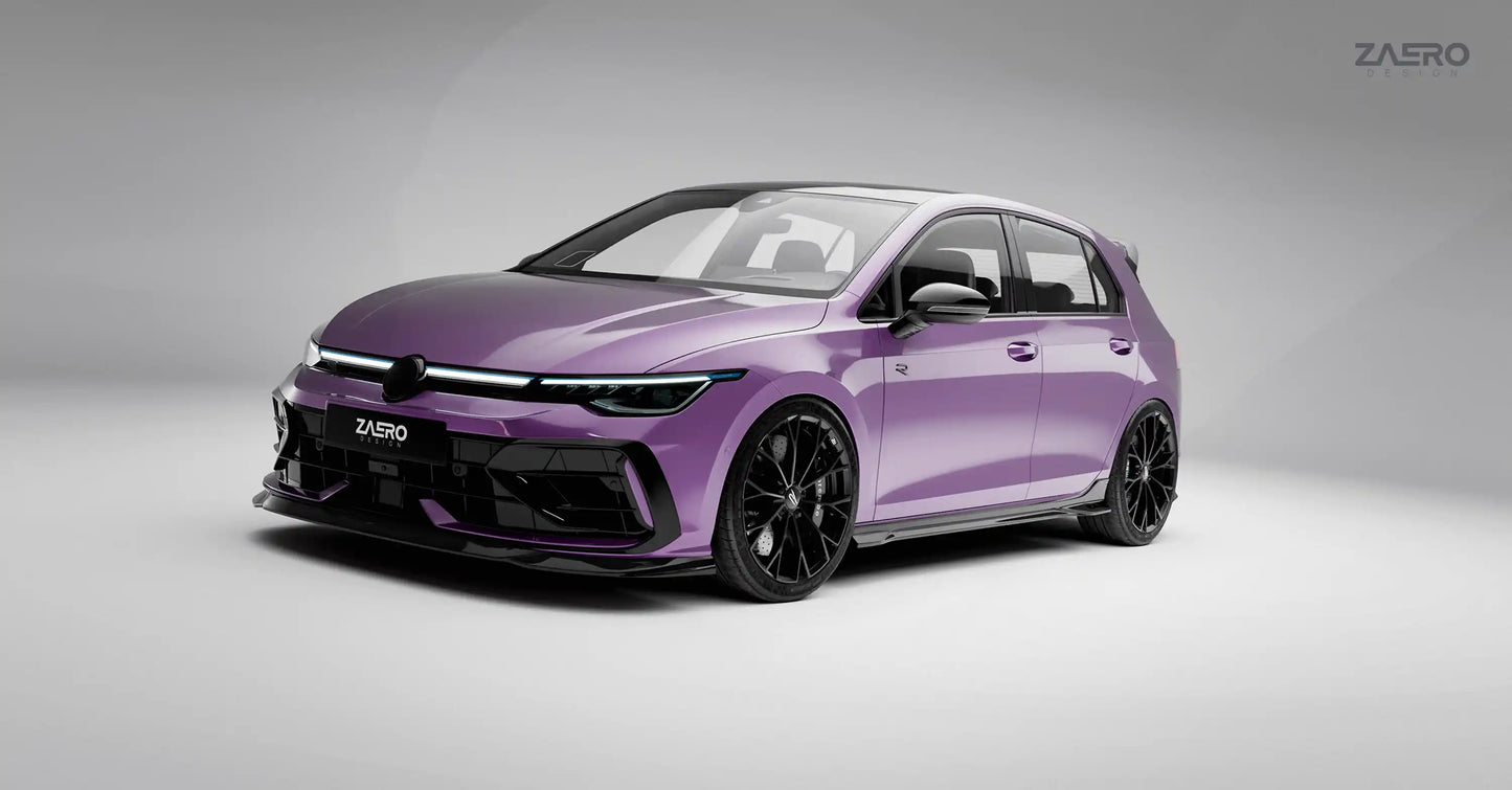 ZAERO DESIGN Front Lip VW Golf 8.5 R (Facelift)