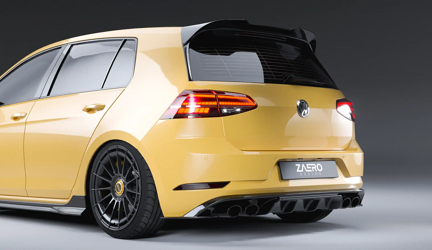 ZAERO DESIGN Dyfuzor tylny VW Golf 7.5 R (2017–2019)