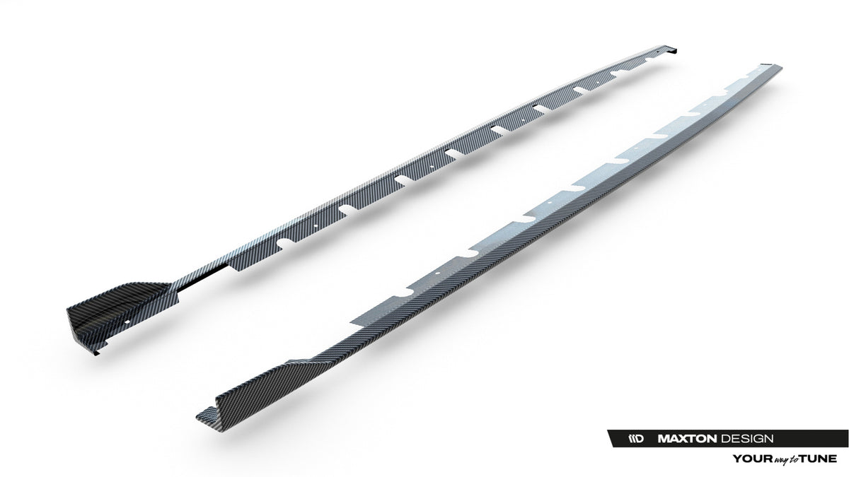 Karbonowe Splittery Boczne Audi RS3 8Y Facelift Maxton