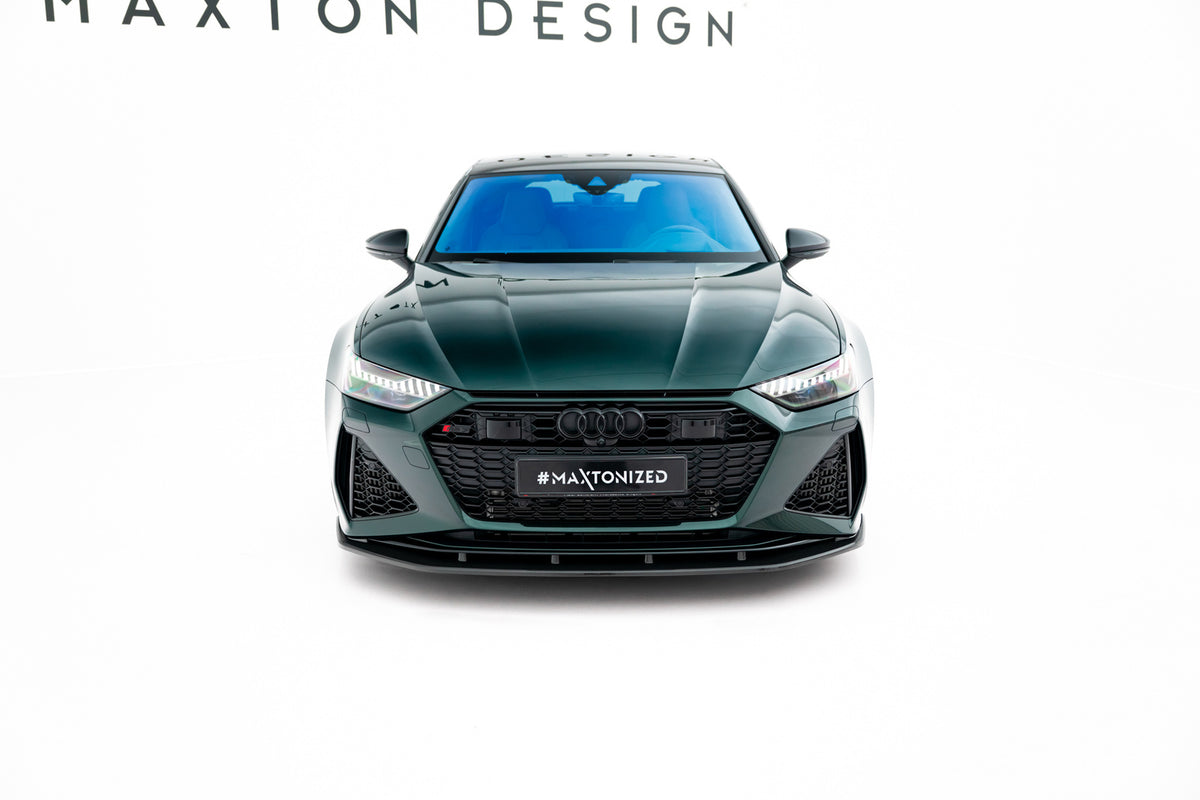 Karbonowy Splitter Przedni Audi RS6 C8 Maxton Design