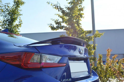 Maxton Lexus RC F Spoiler Extension Gloss Black