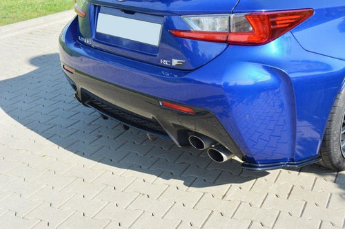 Lexus RC F Maxton Design Rear Lip (Gloss Black)