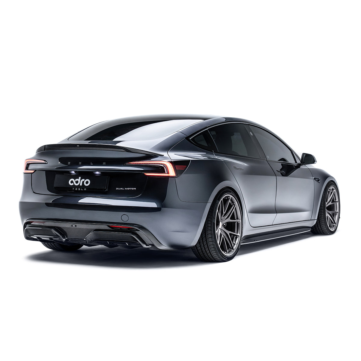 Tesla Model 3 Highland – progi boczne carbon ADRO