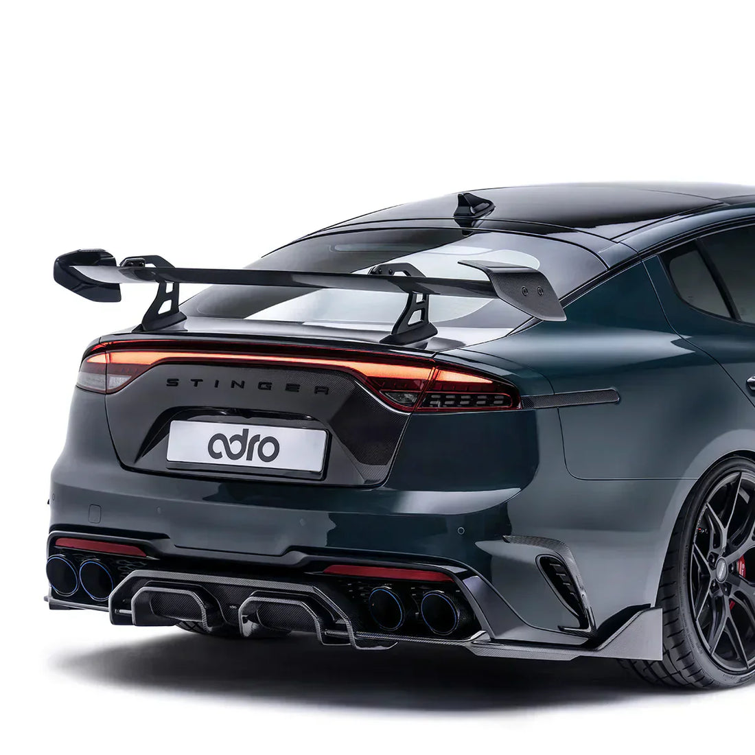 ADRO Kia Stinger – carbonowe aero: splittery, spoiler, skrzydło i widebody