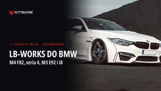 BMW M4 F82 z body kitem Liberty Walk LB-WORKS – przewodnik po kitach do BMW