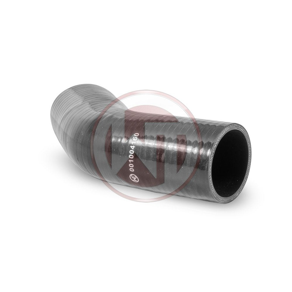 Ø55mm silicone hose 45° bend black - zdjęcie