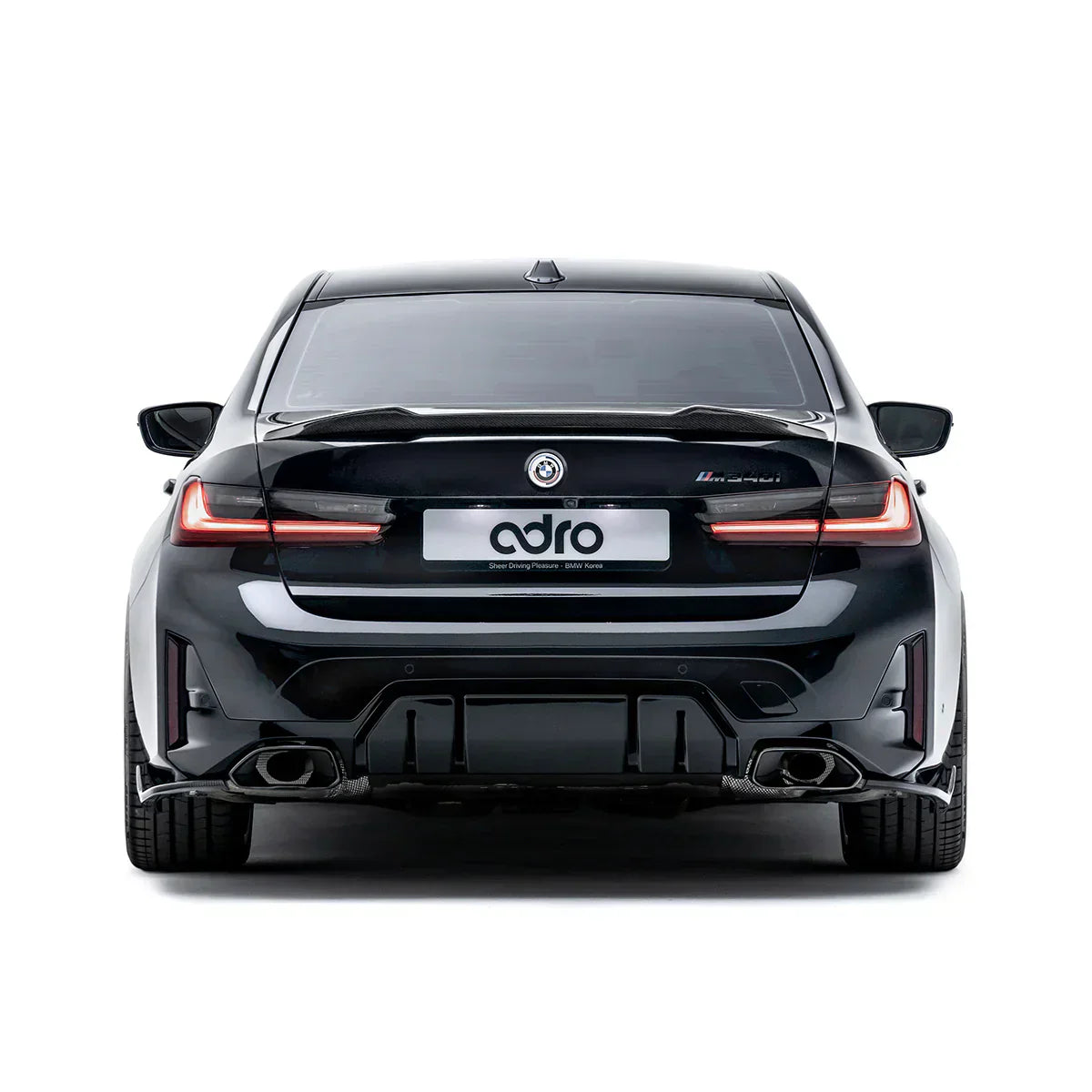BMW G20 M340i LCI – boczne lotki dyfuzora ADRO (carbon)