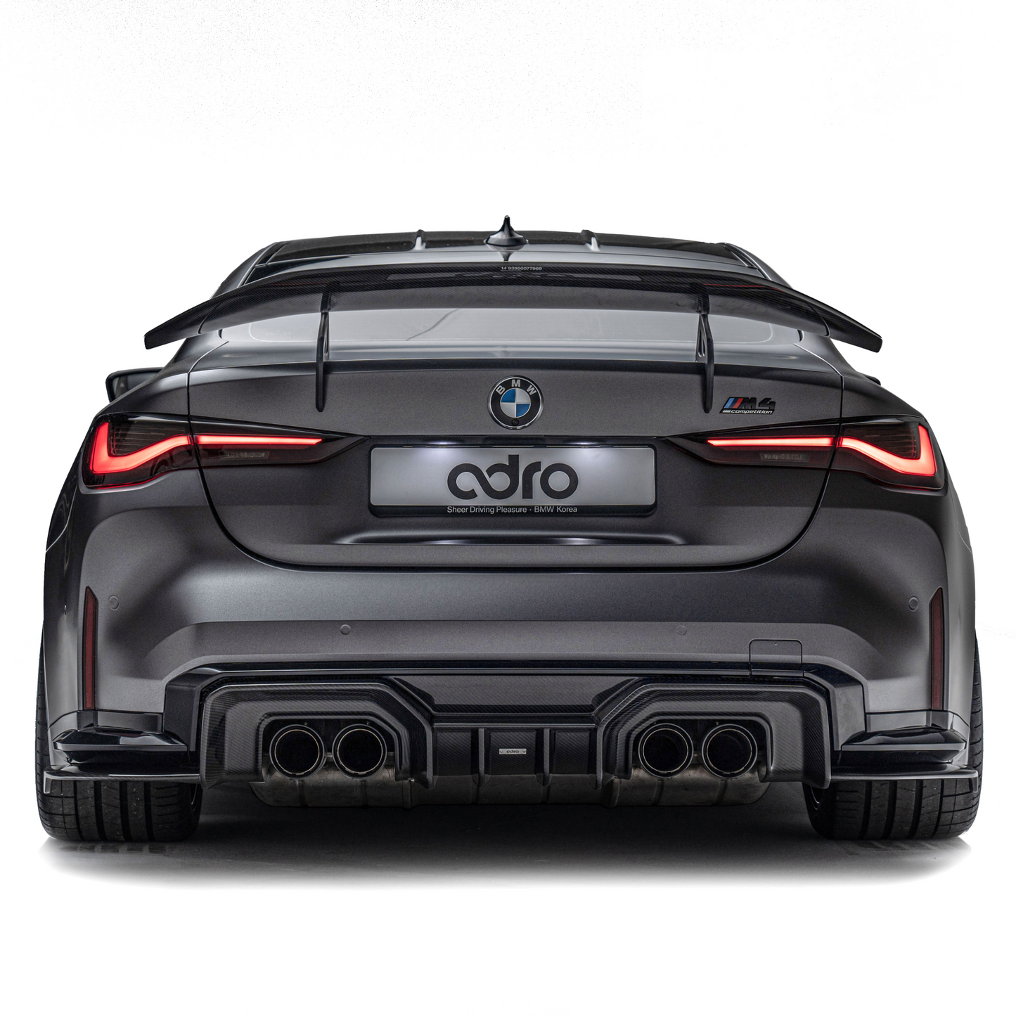 BMW G82 M4 – tylne skrzydło Swan Neck AT-S carbon ADRO