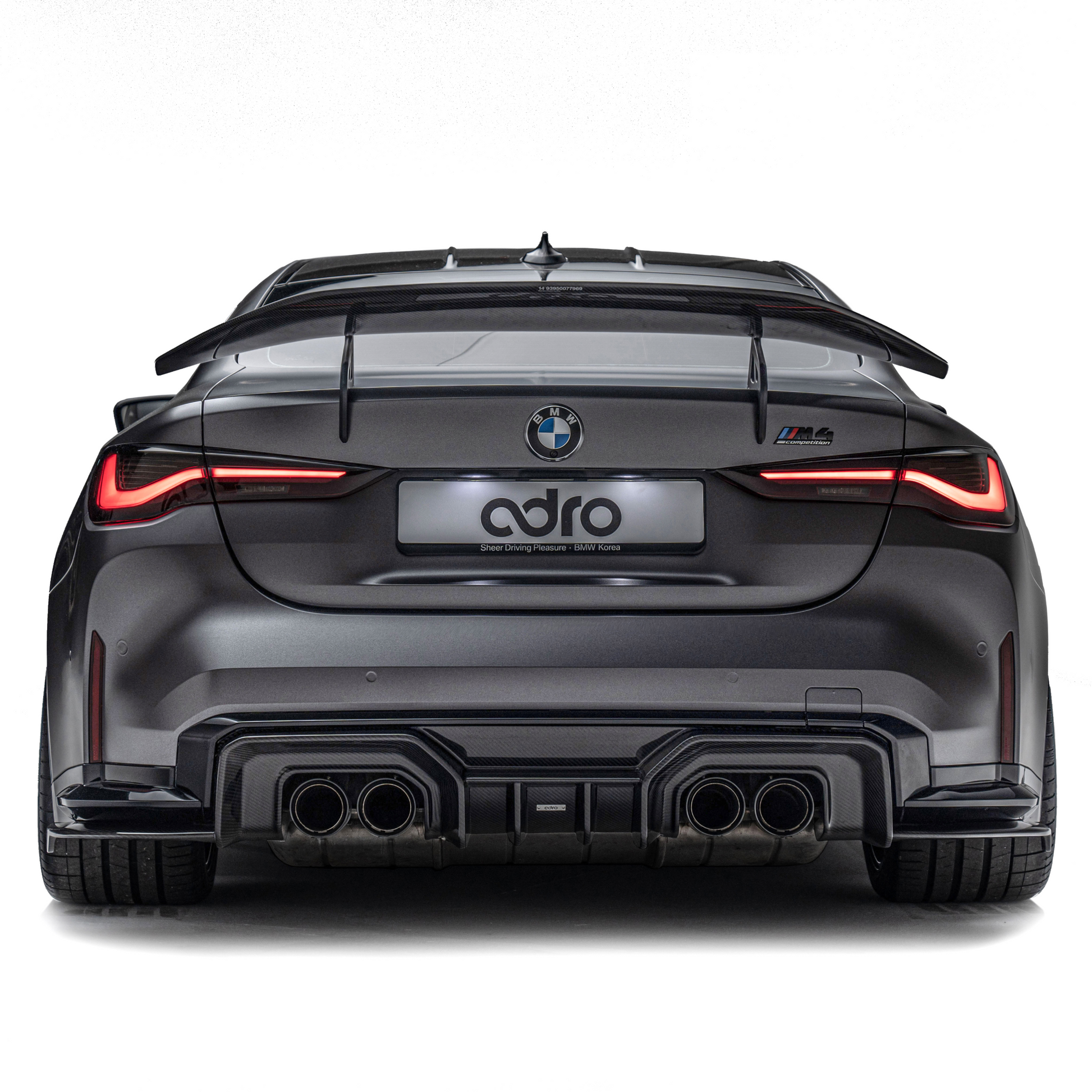 BMW G82 M4 – tylne skrzydło Swan Neck AT-S carbon ADRO