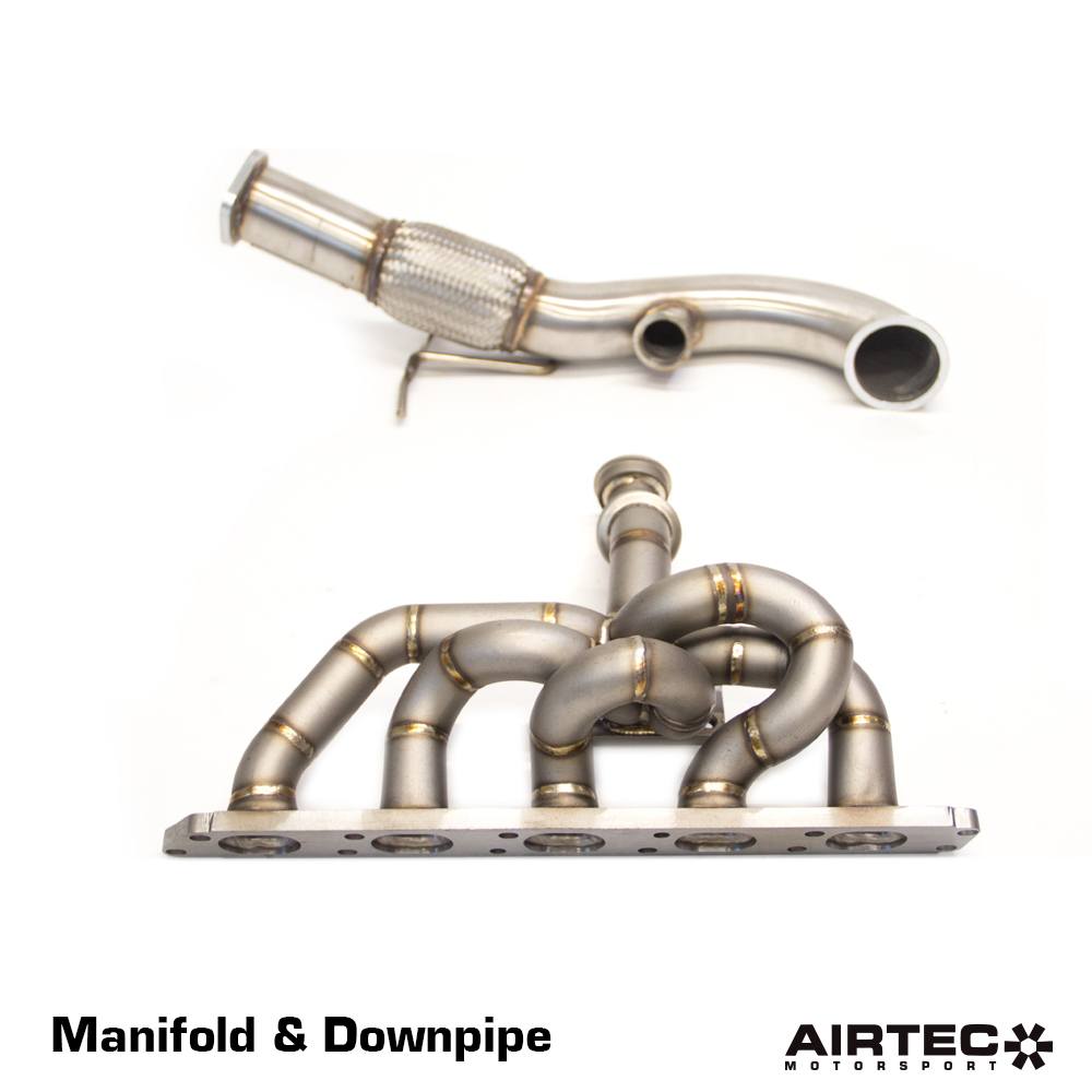 AIRTEC Motorsport Rurowy kolektor wydechowy i rura zrzutowa do Ford Focus Mk2 ST & RS