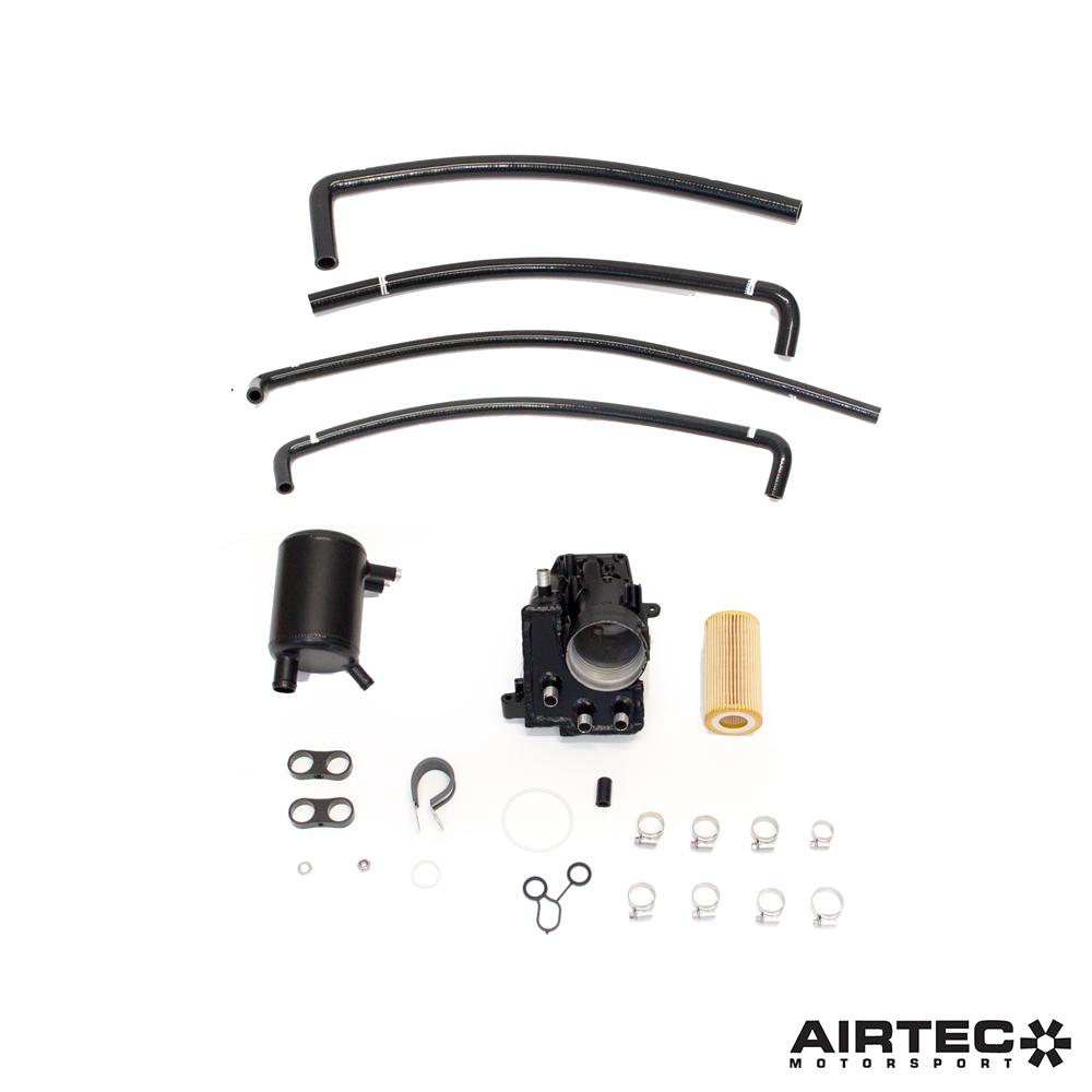 AIRTEC Motorsport Dwuczęściowy układ odmy oleju do Ford Focus Mk2 ST i RS (2)