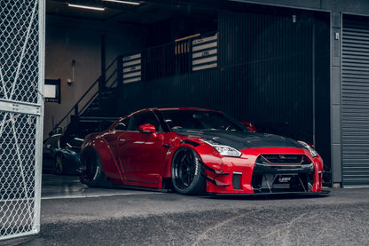 Nissan GT-R R35 – bodykit widebody LB-WORKS Type 2 od 2017 carbon Liberty Walk – zdjęcie 3