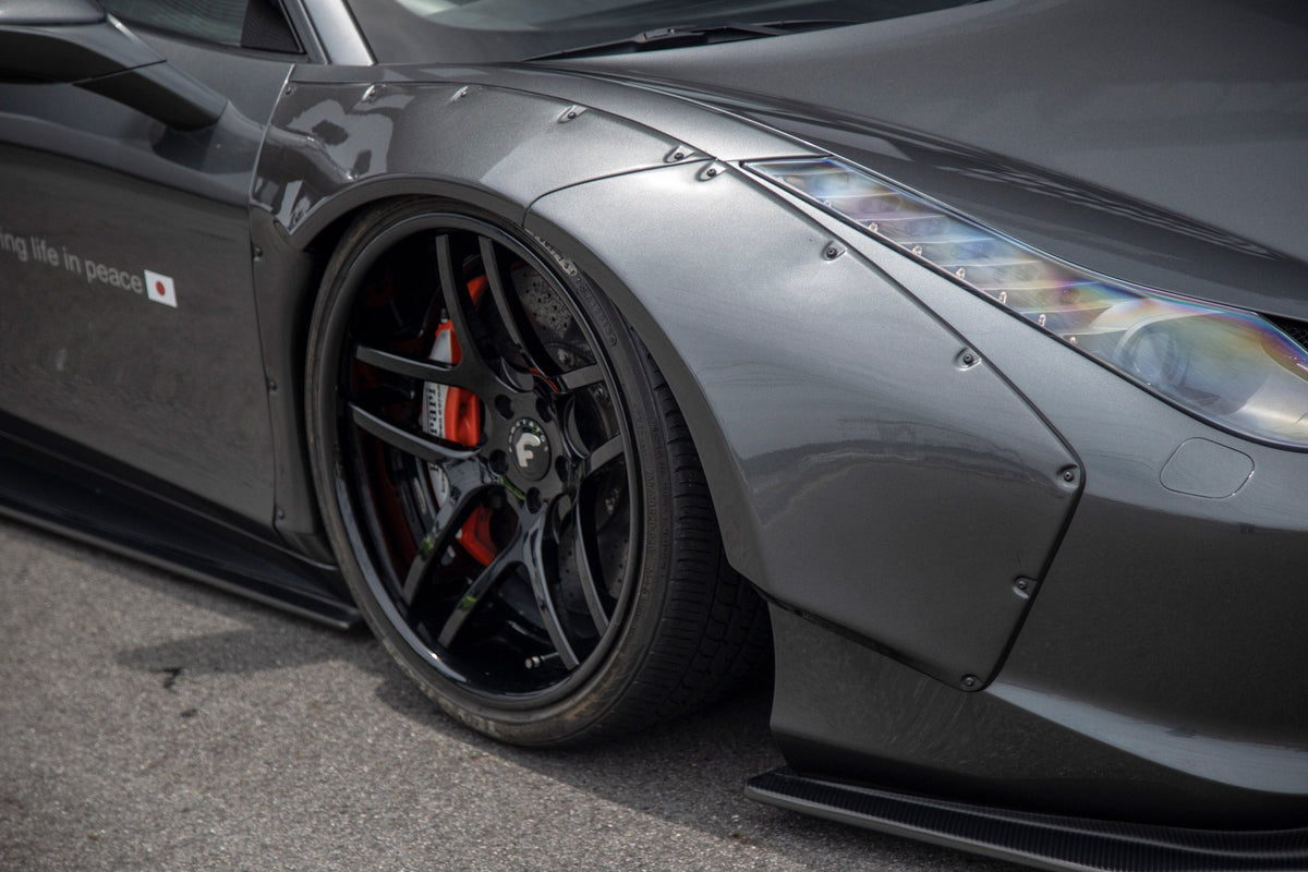 Ferrari 458 – bodykit widebody LB-WORKS Lip Spoiler carbon Liberty Walk – zdjęcie 2