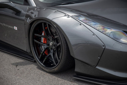Ferrari 458 – bodykit widebody LB-WORKS Lip Spoiler carbon Liberty Walk – zdjęcie 2