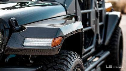 Jeep Wrangler JL (od 2019) – bodykit widebody LB x Fairline FRP Liberty Walk – zdjęcie 9