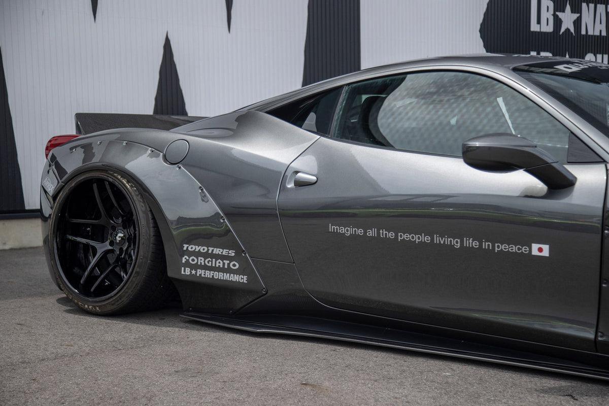 Ferrari 458 – bodykit widebody LB-WORKS Lip Spoiler carbon Liberty Walk – zdjęcie 5