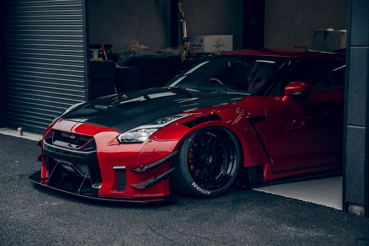 Nissan GT-R R35 – bodykit widebody LB-WORKS Type 2 od 2017 carbon Liberty Walk – zdjęcie 4