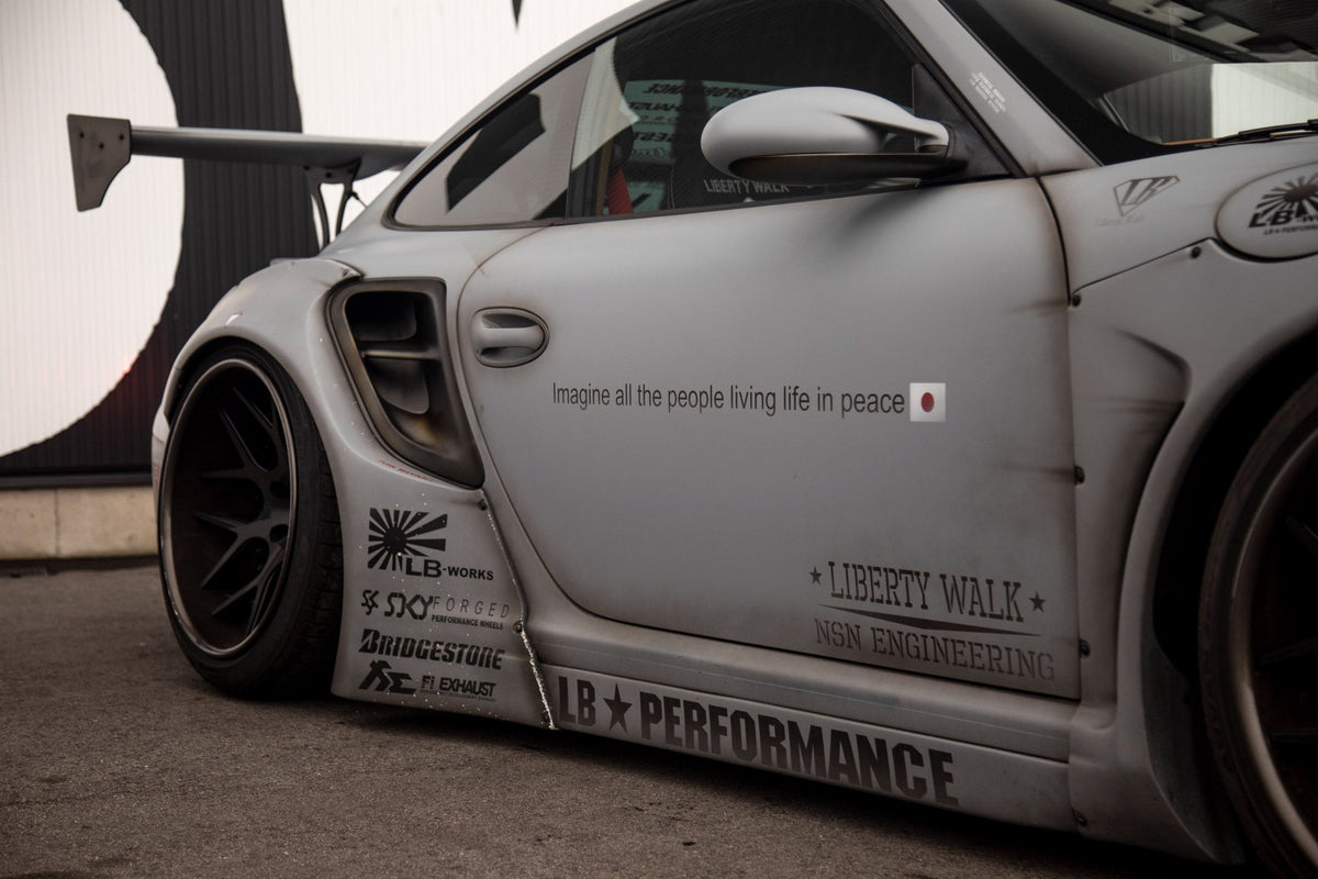 Porsche 911 (997) – bodykit widebody LB-WORKS V1 FRP Liberty Walk – zdjęcie 11