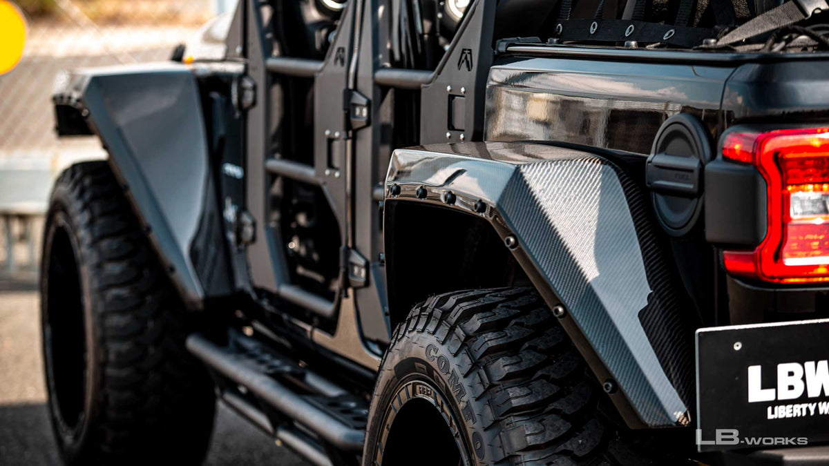 Jeep Wrangler JL (od 2019) – bodykit widebody LB x Fairline FRP Liberty Walk – zdjęcie 7