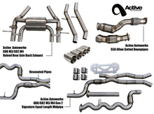 Zestaw wydechowy Active Autowerke BMW G80 M3 (AFlow Resonated)