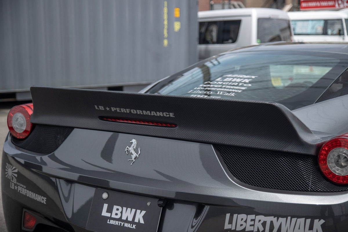 Ferrari 458 – bodykit widebody LB-WORKS Lip Spoiler carbon Liberty Walk – zdjęcie 3