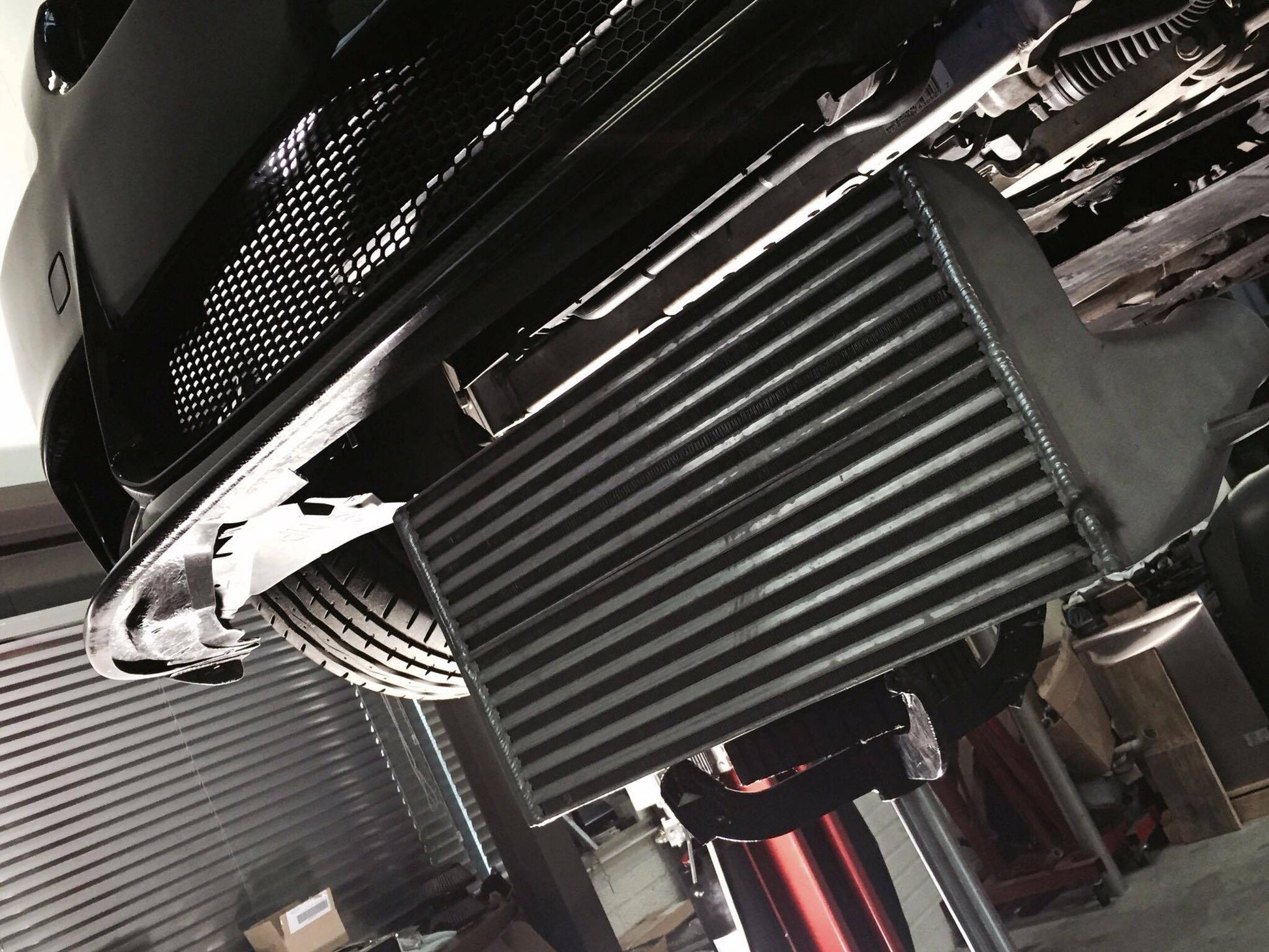 VRSF VRSF 1000whp 7.5" Stepped Race Intercooler FMIC Upgrade Kit 07-12 135i/335i N54 & N55 E82 E90 E92 E93