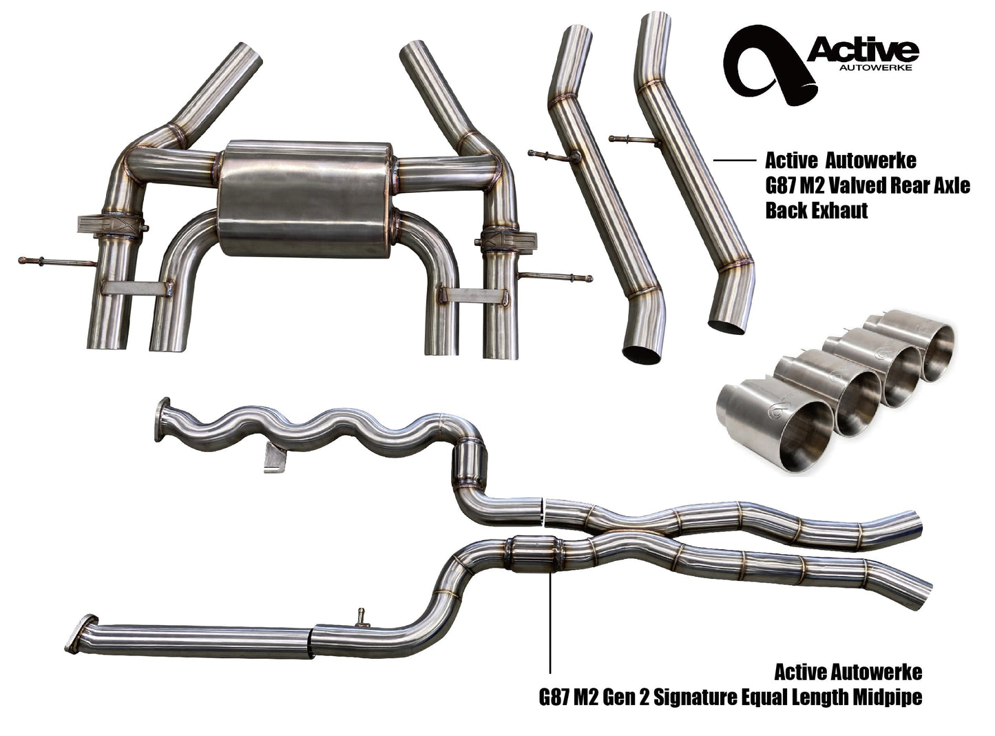 Zestaw wydechowy Active Autowerke BMW G87 M2