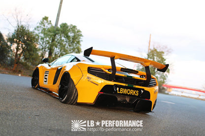 McLaren 650S – bodykit widebody LB-WORKS carbon + skrzydło dry carbon Liberty Walk – zdjęcie 8