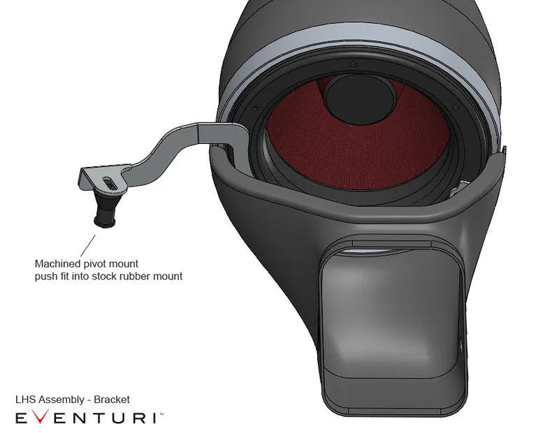 Eventuri Intake System with Sealed Air Ducts BMW M3 F80, M4 F82/83 - EVE-F8XMV2-CF-INT