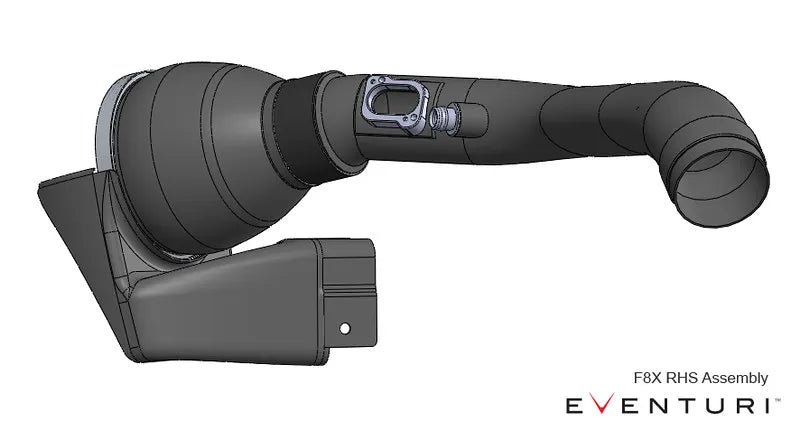 Eventuri Intake System with Sealed Air Ducts BMW M3 F80, M4 F82/83 - EVE-F8XMV2-CF-INT