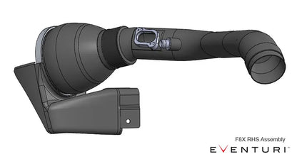 Eventuri Intake System with Sealed Air Ducts BMW M3 F80, M4 F82/83 - EVE-F8XMV2-CF-INT